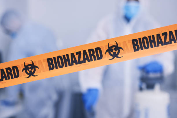 Professional Biohazard technician working in Perryville, AR